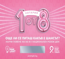 Национален Розов ден в подкрепа на борбата с рака на гърдата